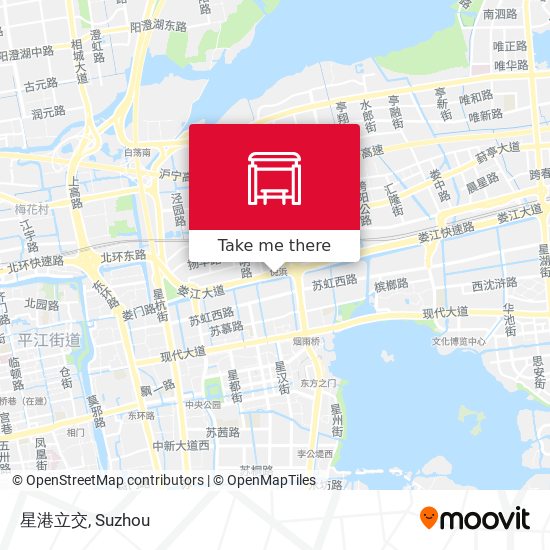 星港立交 map