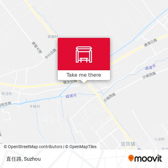直任路 map