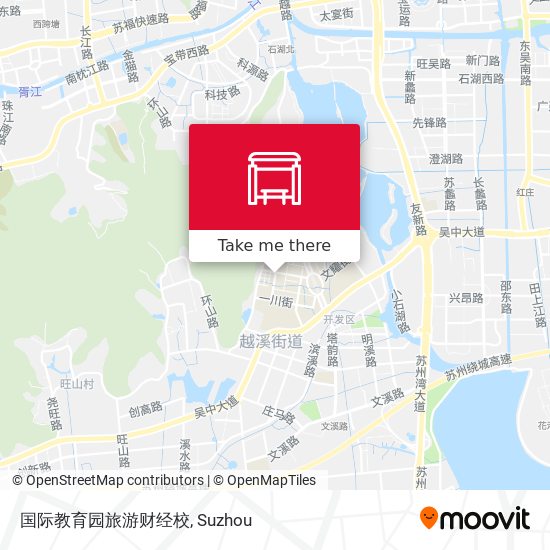 国际教育园旅游财经校 map