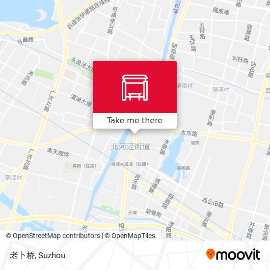 老卜桥 map