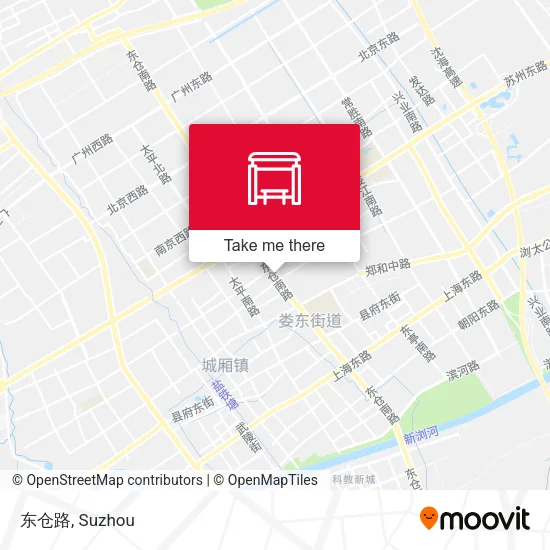 东仓路 map
