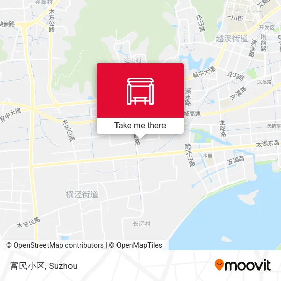 富民小区 map