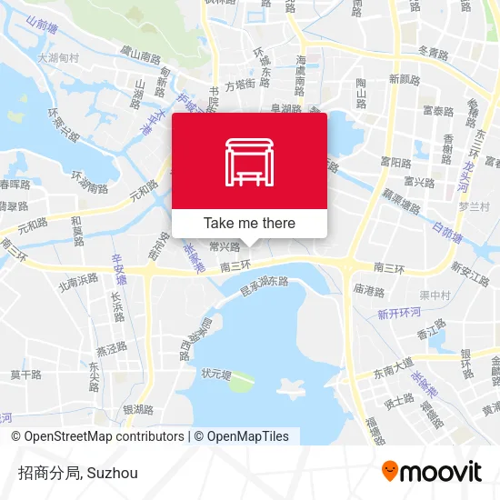招商分局 map