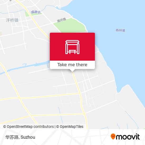 华苏路 map