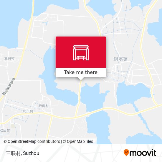 三联村 map