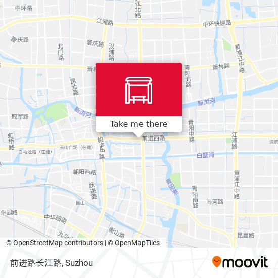 前进路长江路 map