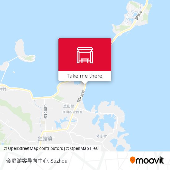 金庭游客导向中心 map
