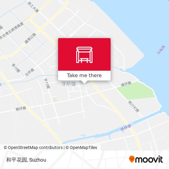 和平花园 map