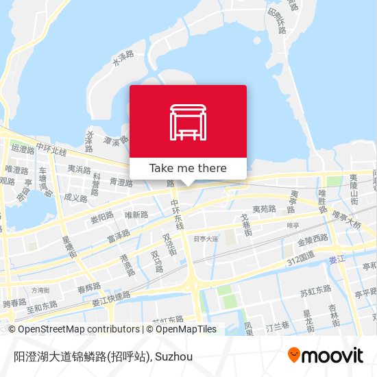 阳澄湖大道锦鳞路(招呼站) map