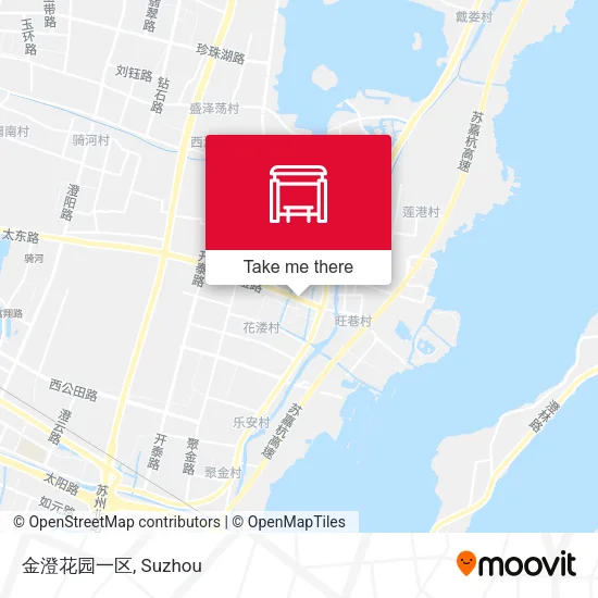 金澄花园一区 map