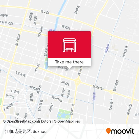江帆花苑北区 map