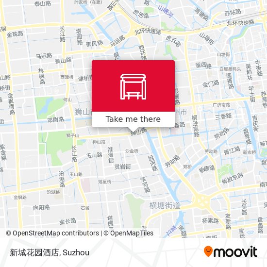 新城花园酒店 map