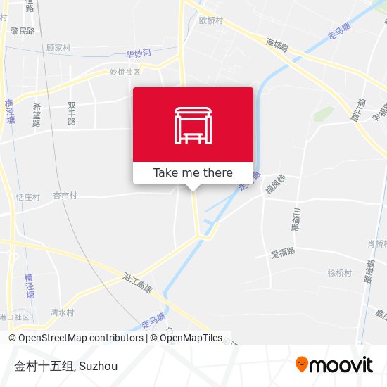 金村十五组 map