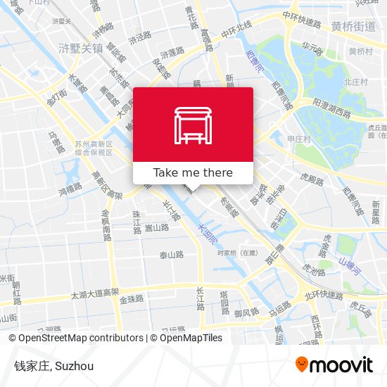 钱家庄 map