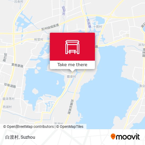 白渡村 map