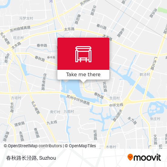 春秋路长泾路 map