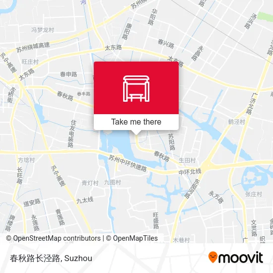 春秋路长泾路 map
