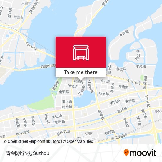 青剑湖学校 map