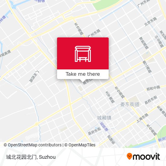 城北花园北门 map