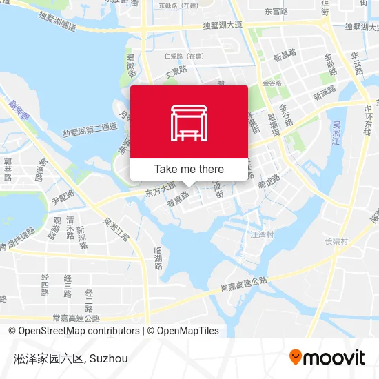 淞泽家园六区 map