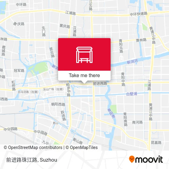 前进路珠江路 map