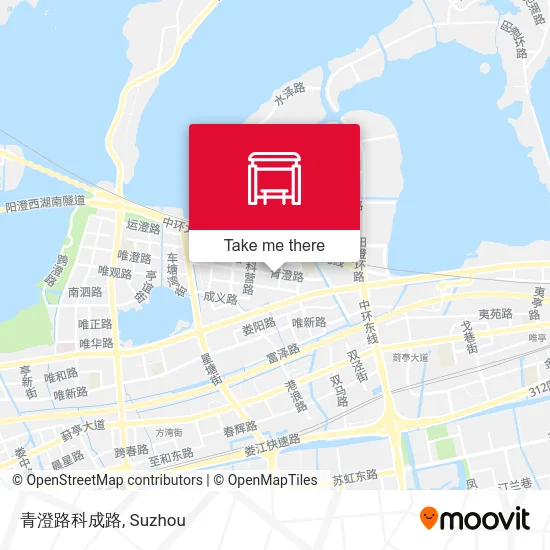 青澄路科成路 map