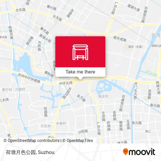 荷塘月色公园 map