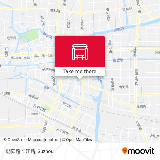 朝阳路长江路 map