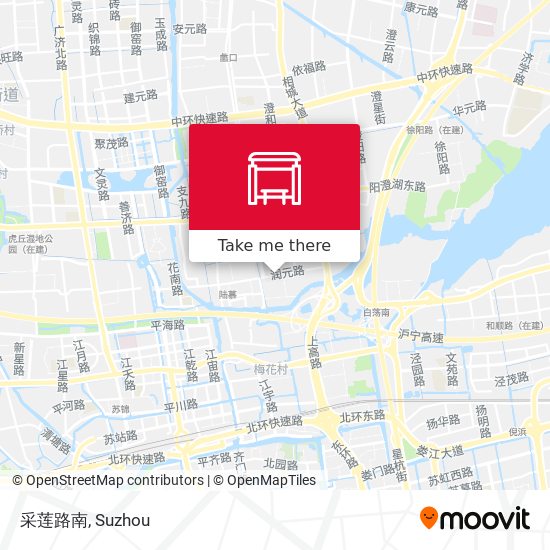 采莲路南 map