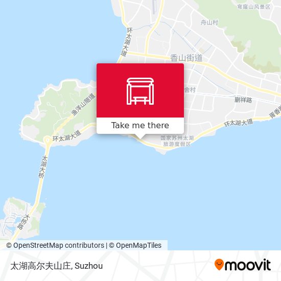 太湖高尔夫山庄 map