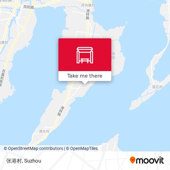 张港村 map