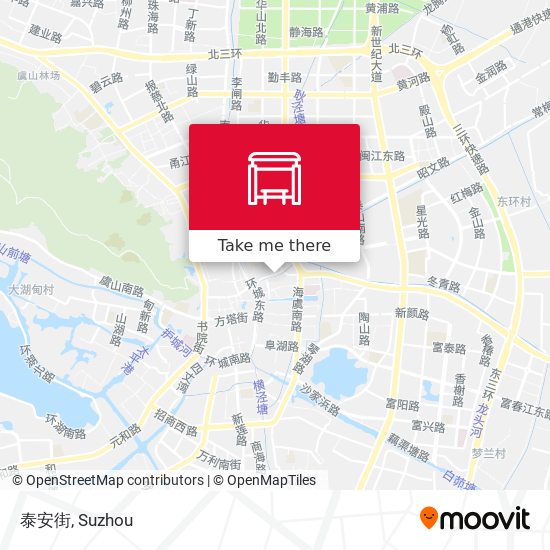 泰安街 map