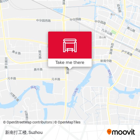 新南打工楼 map