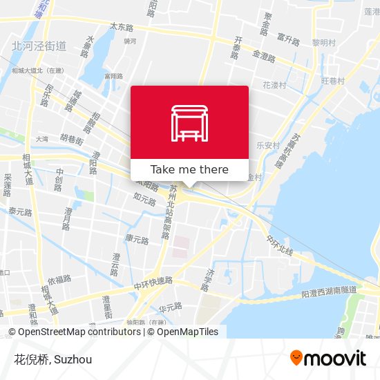 花倪桥 map