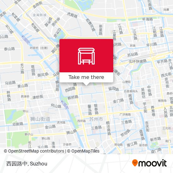 西园路中 map