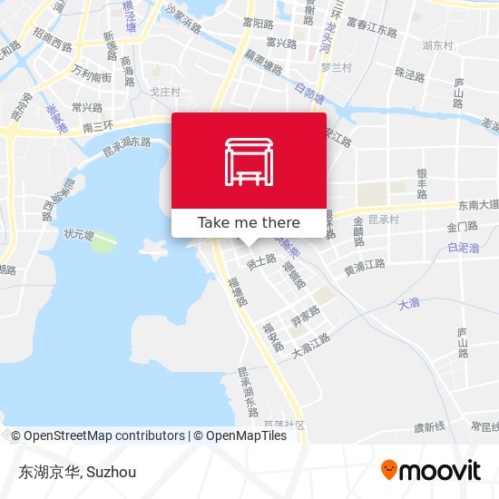 东湖京华 map