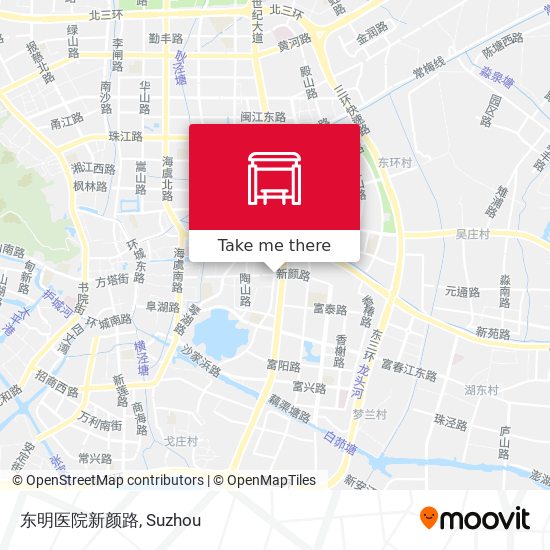 东明医院新颜路 map