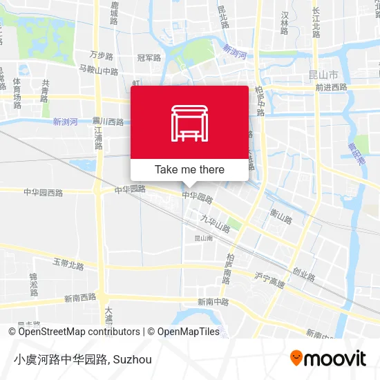 小虞河路中华园路 map