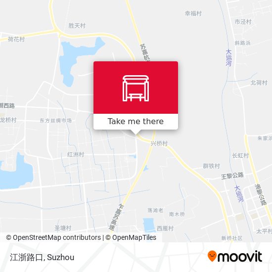 江浙路口 map