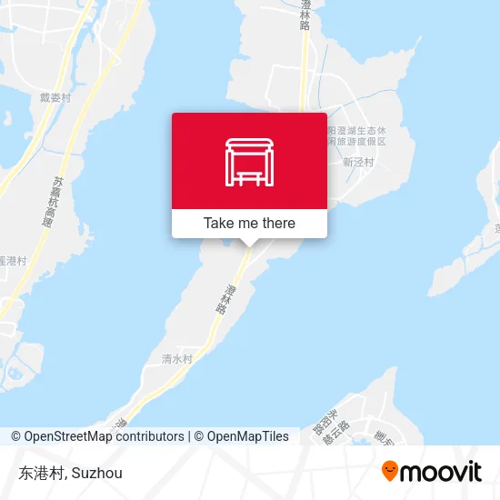 东港村 map