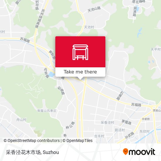 采香泾花木市场 map