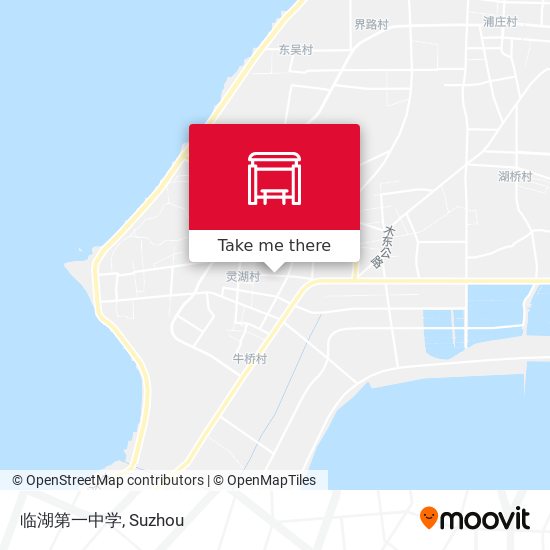 临湖第一中学 map