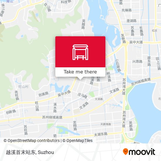 越溪首末站东 map