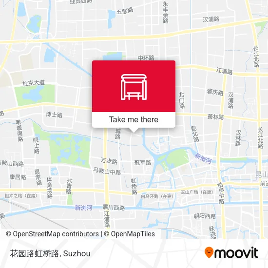 花园路虹桥路 map
