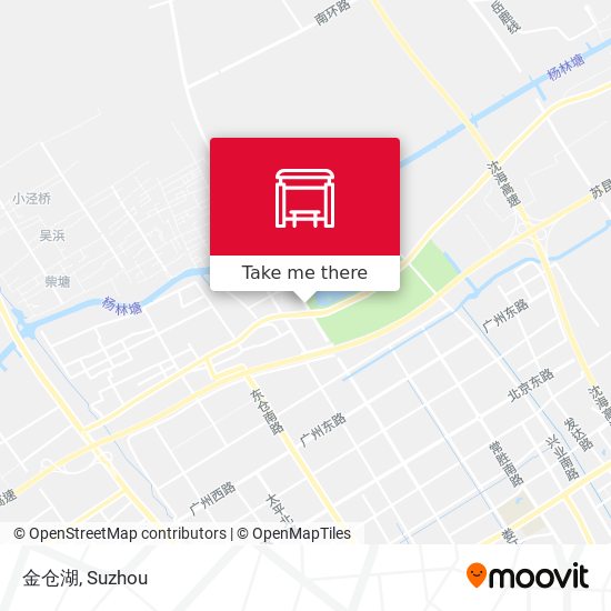 金仓湖 map