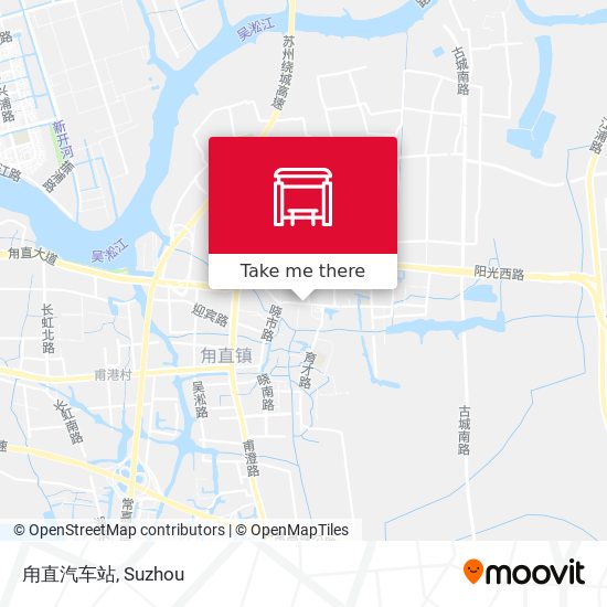 甪直汽车站 map