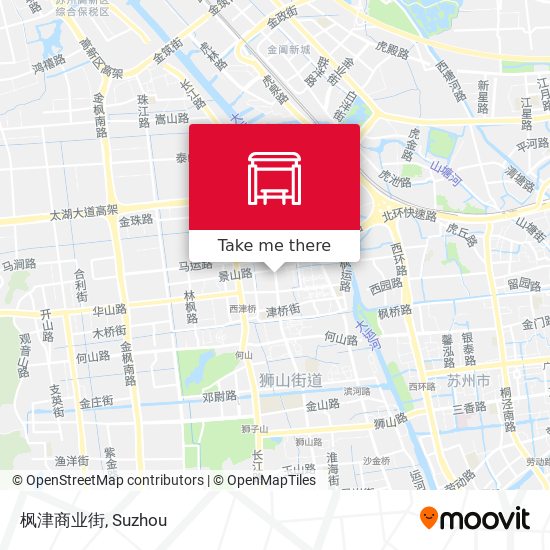 枫津商业街 map