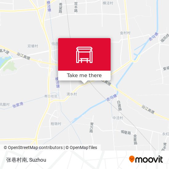 张巷村南 map