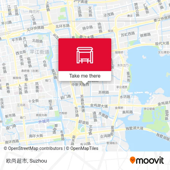 欧尚超市 map
