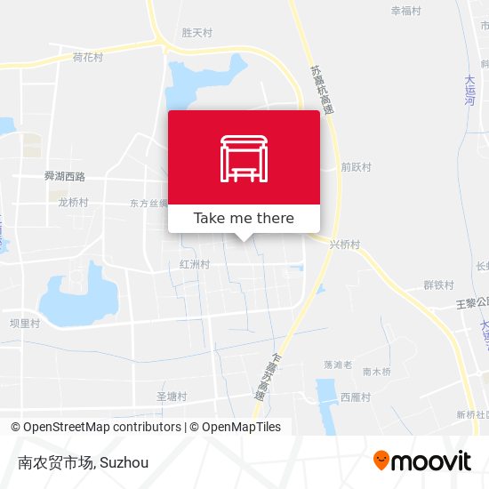 南农贸市场 map